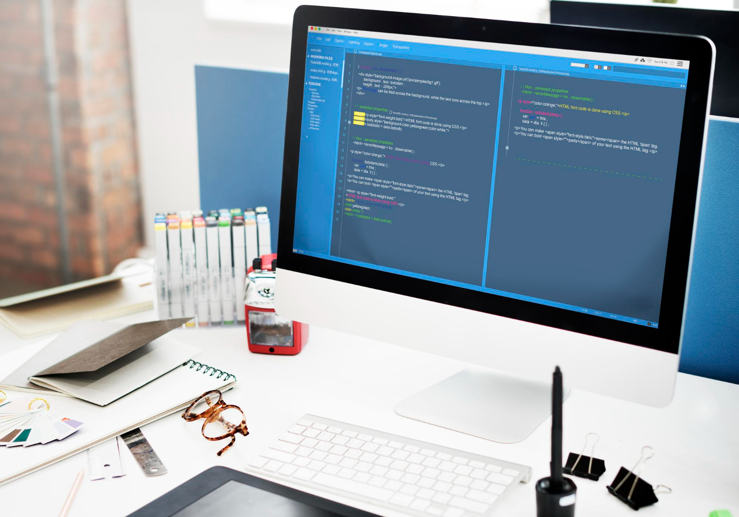 Page header banner