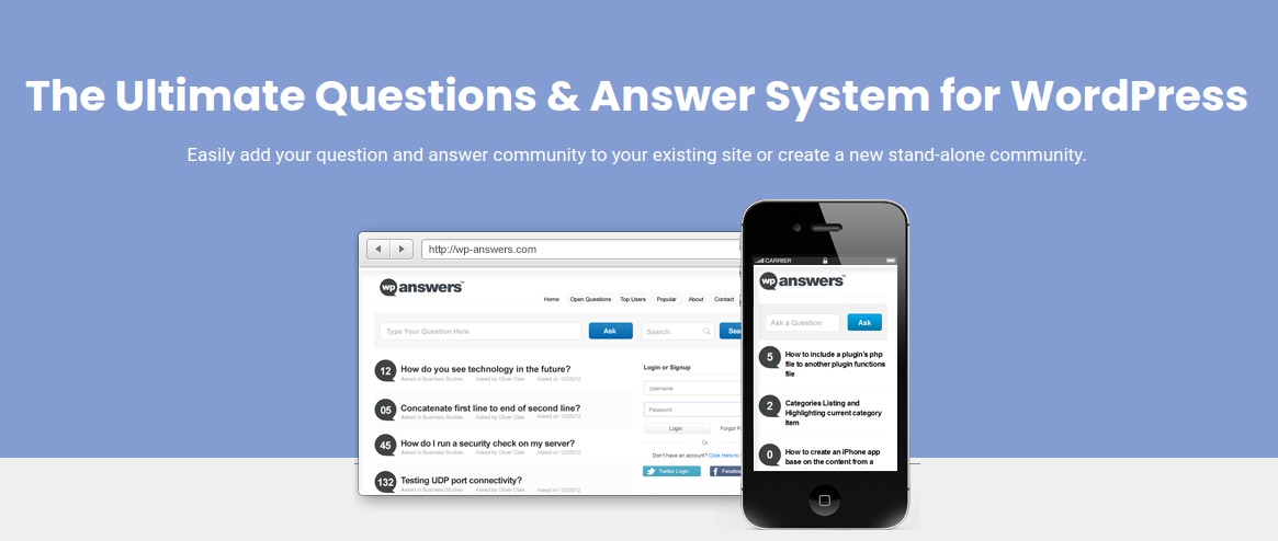 WordPress Question and Answer plugins 