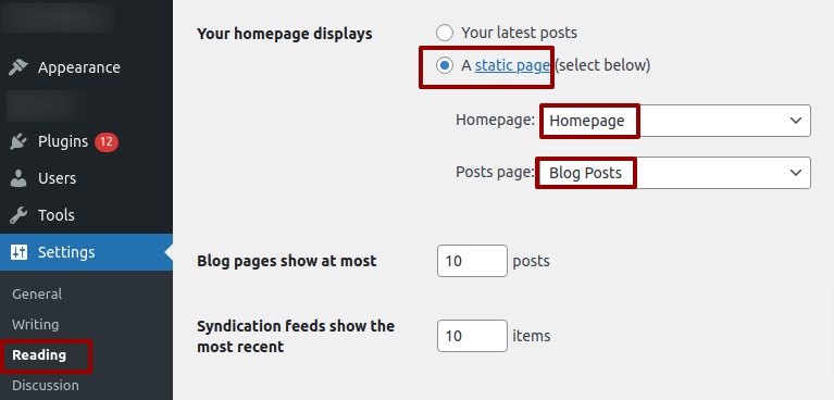 Create a Separate Page for Blog Posts in WordPress